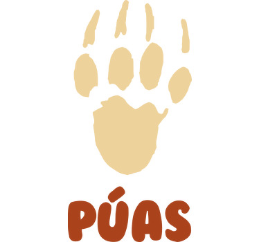 Kirpi ayak izi t-shirt - TenStickers