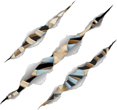 Skelet ribben halloween skjorte mærkat - TenStickers