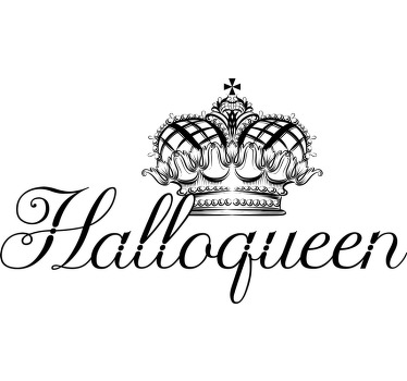 Halloqueen halloween skjorte - TenStickers
