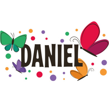 t shirt papillon Papillons volant pour les enfants - TenStickers