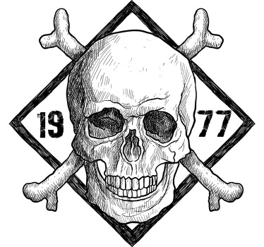 personalized terryfing skeleton Halloween shirt - TenStickers