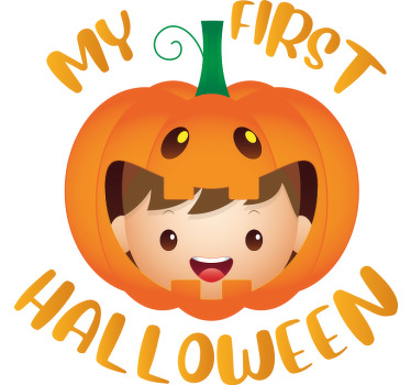 Min første halloween baby t-shirt halloween skjorte - TenStickers