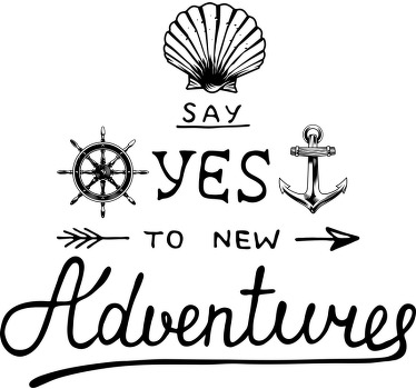 Camiseta di sí a nuevas aventuras - TenVinilo