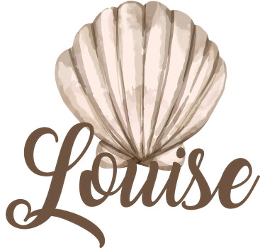 Kişiselleştirilebilir deniz kabuğu t-shirt - TenStickers