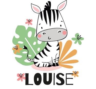 Beautiful Zebra for kids Kids t-shirt - TenStickers