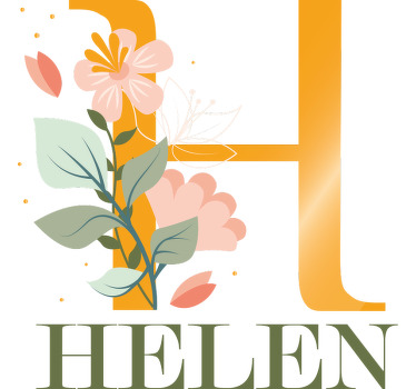 Ilk harf ve isim gömlek bebek gömlek - TenStickers