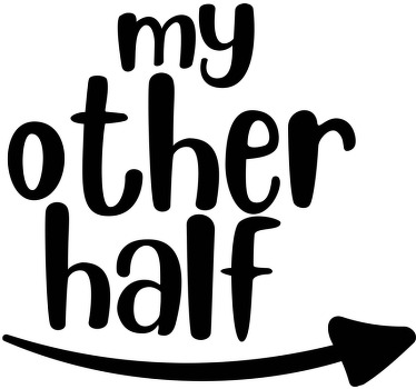 Diğer yarım çift tişörtüm - TenStickers