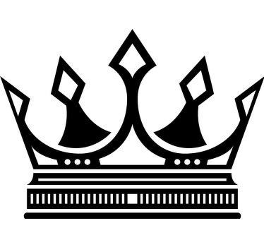 Kral ve kraliçe taç çift t shirt - TenStickers