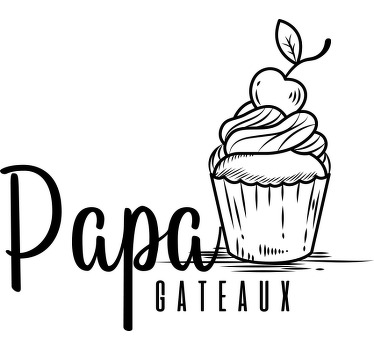Tee shirt fete des peres Papa-gâteau - TenStickers