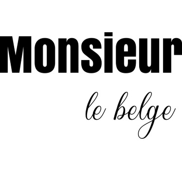 Mrs/ Mr Belgian Couple t shirts - TenStickers