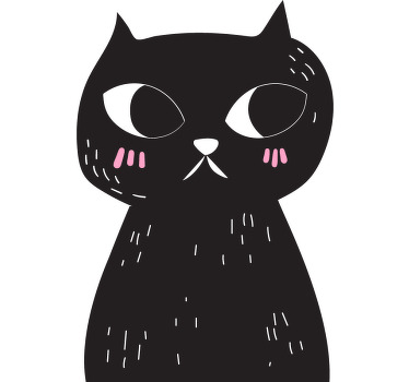 Eşleşen kediler çift t shirt - TenStickers