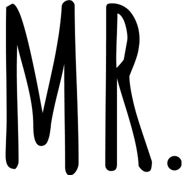 Mr and Mrs. couple t-shirts - TenStickers