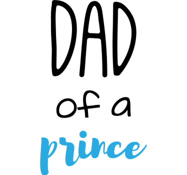 Tee shirt pere fils Prince et roi - TenStickers