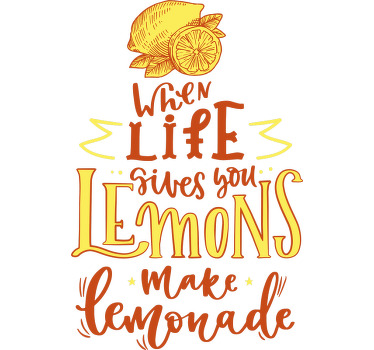 Camiseta frase si la vida te da limones - TenVinilo