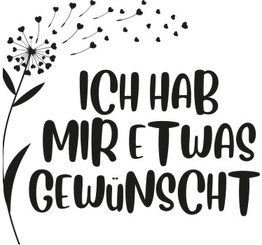 Mutter Tochter T Shirt Wunschtext löwenzahn - TenStickers