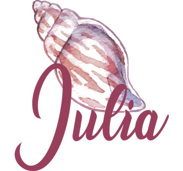 Sea theme with names couple t-shirts - TenStickers