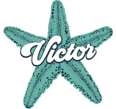 海星蓝调定制t恤 - TenStickers