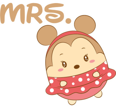 Mr. and Mrs. minnie and mickey  Couple t shirts - TenStickers