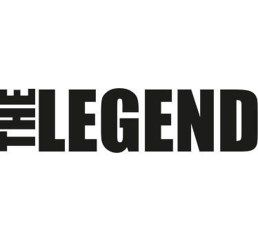 Legenden og arven t shirt far og søn tøj - TenStickers