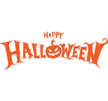 I tök halloween szöveg halloween ing - TenStickers