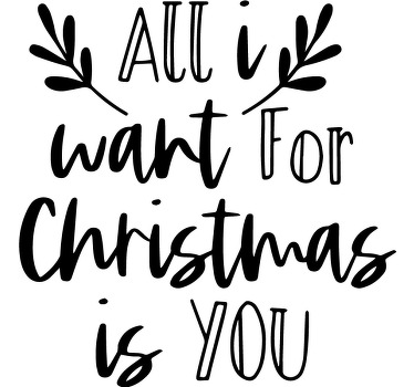 Tudo que eu quero para a T-shirtde natal - TenStickers