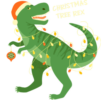 Vánoční košile rex dino - TenStickers