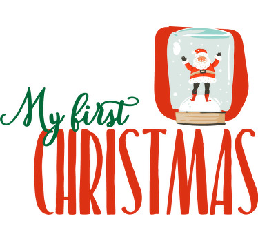 Maglietta bebè prima volta - TenStickers