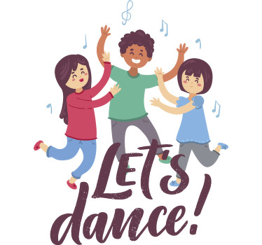 kids dancing  custom t-shirt - TenStickers