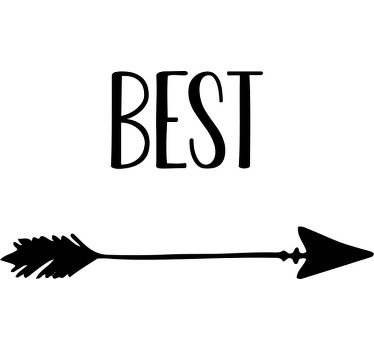 Best Friends Arrow custom t-shirt - TenStickers