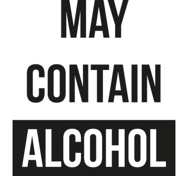 Alkol özel tişört içerebilir - TenStickers