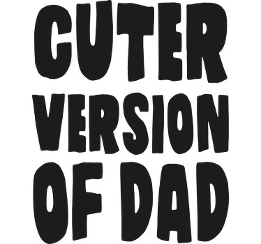 Roztomilejší verze dětské košilky pro tátu - TenStickers