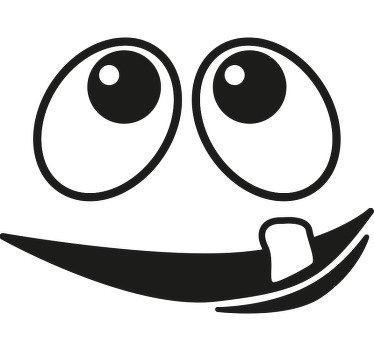 t-shirts infantis do monstro de um dente sorridente - TenStickers