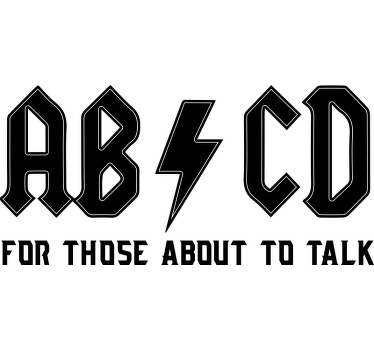 Camiseta infantil Abcd para los que hablen - TenVinilo