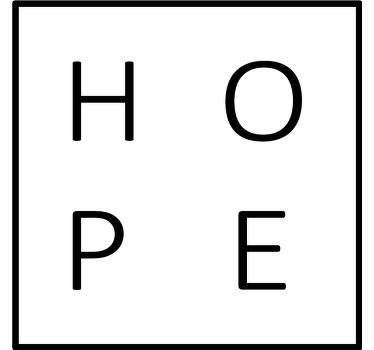 Hope text in square custom t-shirt - TenStickers