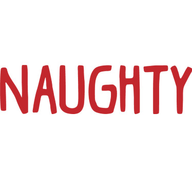 Naughty/Nice Christmas shirt - TenStickers