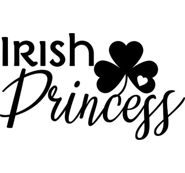 Irish princess Kids t-shirt - TenStickers