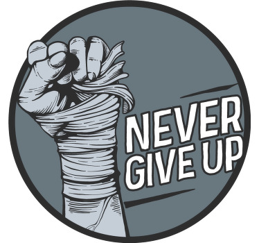 Μπλουζάκι μην εγκαταλείπετε ποτέ το κίνητρο - TenStickers