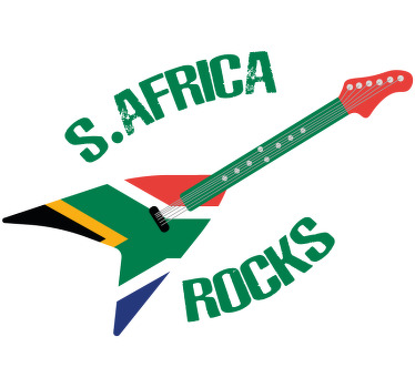 South Africa Rocks custom t-shirt - TenStickers