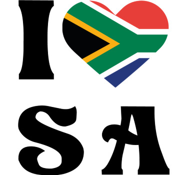 I love South Africa custom t-shirt - TenStickers