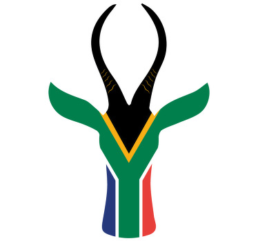 Springboks head custom t-shirt - TenStickers