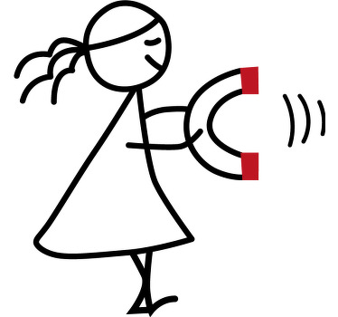 Magnetic love Couple t shirts - TenStickers