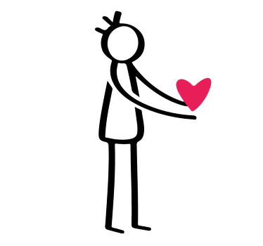 Giving love Couple t shirts - TenStickers