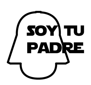 Camiseta padre e hijo Soy tu padre star wars - TenVinilo