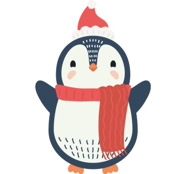 Cute penguin Christmas shirt - TenStickers