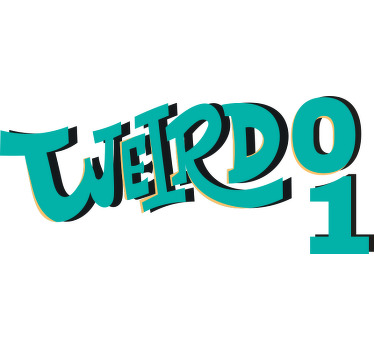 Weirdo 1 and 2 Couple t shirts - TenStickers
