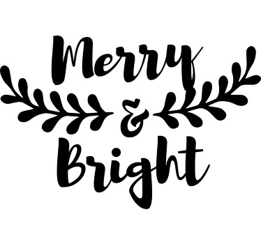 Lystig og lyst budskap t-skjorte jul - Tenstickers