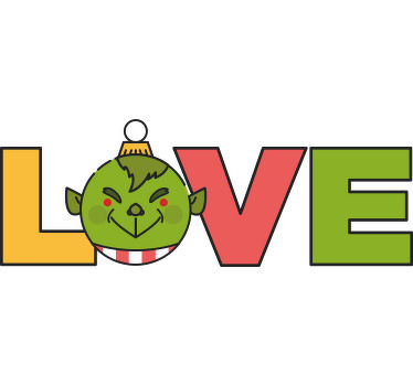 Glise kjærlighet t-skjorte jul - Tenstickers