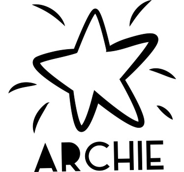 Camiseta infantil Estrella personalizada - TenVinilo