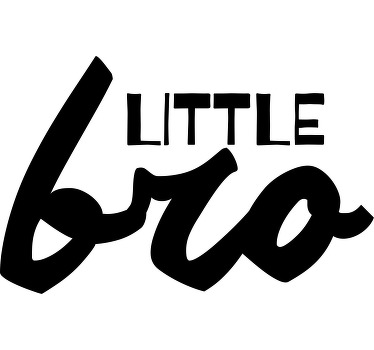 Little bro custom Kids t-shirt - TenStickers