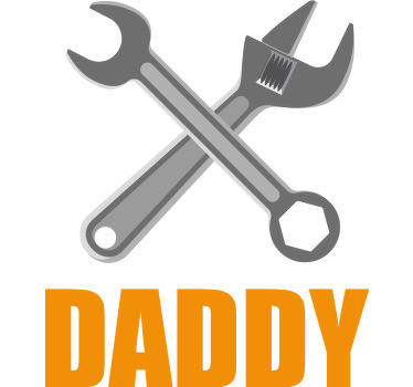 Daddy's little helper Father and son shirt - TenStickers